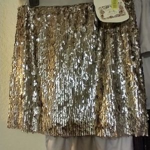Sequin skirt